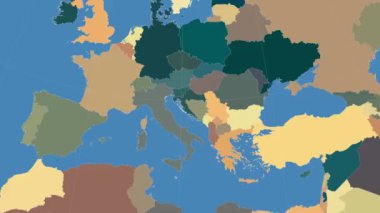 Hırvatistan özetlenen ve parlıyordu. Mahalle. Yönetim