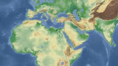 Mısır özetlenen ve parlıyordu. Mahalle. Fiziksel