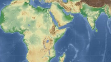 Etiyopya özetlenen ve parlıyordu. Mahalle. Fiziksel