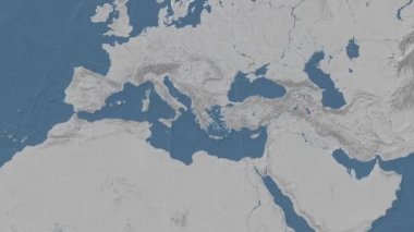 Yunanistan özetlenen ve parlıyordu. Mahalle. Yükseklik