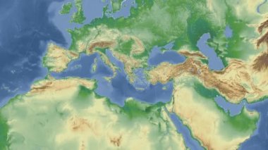 Yunanistan özetlenen ve parlıyordu. Mahalle. Fiziksel