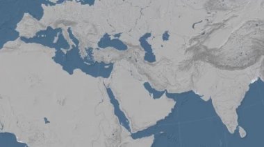 Irak özetlenen ve parlıyordu. Mahalle. Yükseklik