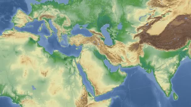 Irak esbozó y brilló. Vecindad. Física — Vídeos de Stock