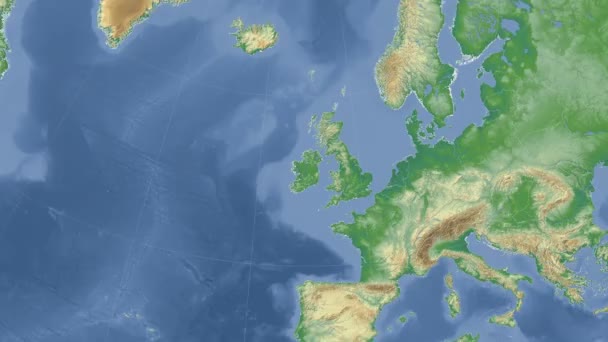 L'Irlanda ha delineato e brillato. Vicinato. Fisica — Video Stock