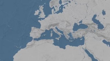 İtalya özetlenen ve parlıyordu. Mahalle. Yükseklik