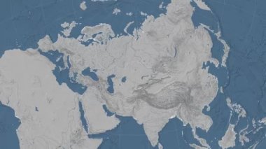 Kazakistan özetlenen ve parlıyordu. Mahalle. Yükseklik