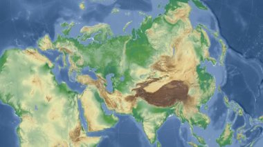 Kazakistan özetlenen ve parlıyordu. Mahalle. Fiziksel