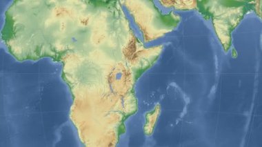 Kenya özetlenen ve parlıyordu. Mahalle. Fiziksel