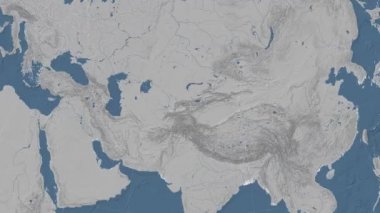 Kırgızistan özetlenen ve parlıyordu. Mahalle. Yükseklik