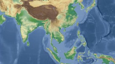Laos özetlenen ve parlıyordu. Mahalle. Fiziksel