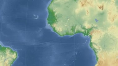 Liberya özetlenen ve parlıyordu. Mahalle. Fiziksel