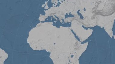 Libya özetlenen ve parlıyordu. Mahalle. Yükseklik