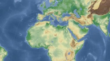 Libya özetlenen ve parlıyordu. Mahalle. Fiziksel