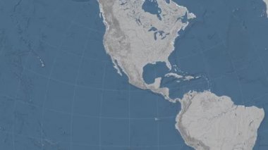 Meksika özetlenen ve parlıyordu. Mahalle. Yükseklik