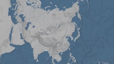 Moğolistan özetlenen ve parlıyordu. Mahalle. Yükseklik