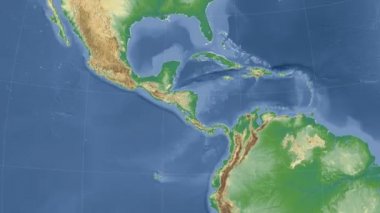 Nikaragua özetlenen ve parlıyordu. Mahalle. Fiziksel