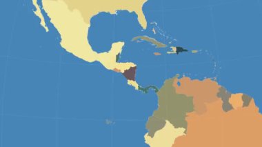 Nikaragua özetlenen ve parlıyordu. Mahalle. Yönetim