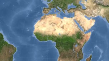 Nijer özetlenen ve parlıyordu. Mahalle. Uydu