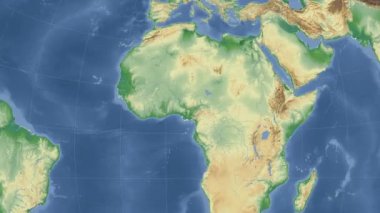 Nijerya özetlenen ve parlıyordu. Mahalle. Fiziksel