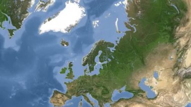 Norveç özetlenen ve parlıyordu. Mahalle. Uydu