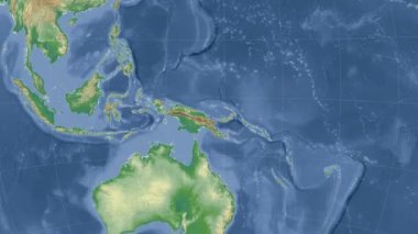 Papua Yeni Gine özetlenen ve parlıyordu. Mahalle. Fiziksel