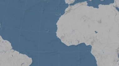 Senegal özetlenen ve parlıyordu. Mahalle. Yükseklik