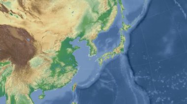 Güney Kore özetlenen ve parlıyordu. Mahalle. Fiziksel