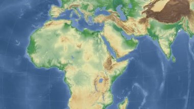 Sudan özetlenen ve parlıyordu. Mahalle. Fiziksel