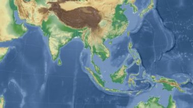 Tayland özetlenen ve parladı. Mahalle. Fiziksel