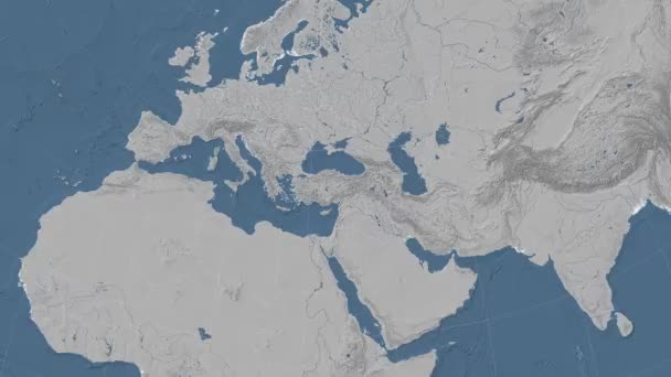 Turquía delineó y brilló. Vecindad. Elevación — Vídeos de Stock