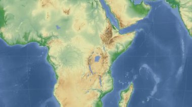 Uganda özetlenen ve parladı. Mahalle. Fiziksel