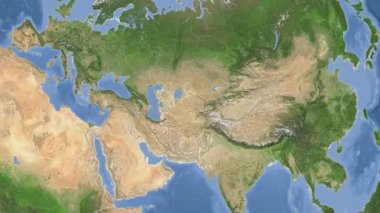 Özbekistan özetlenen ve parlıyordu. Mahalle. Uydu