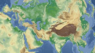 Özbekistan özetlenen ve parlıyordu. Mahalle. Fiziksel