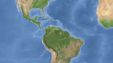 Venezuela özetlenen ve parlıyordu. Mahalle. Uydu