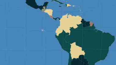 Ekvador özetlenen ve parlıyordu. Mahalle. Yönetim