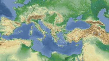 Makedonya özetlenen ve parlıyordu. Mahalle. Fiziksel