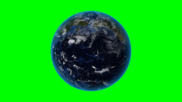 Tadschikistan. 3D-Erde im Weltraum - zoomen Sie Tadschikistan skizziert. Green Screen Hintergrund — Stockvideo