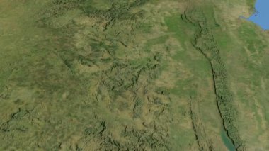 Svaziland, harita üzerinde kayma, özetlenen