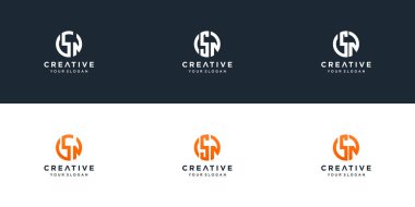 harf sn logo tasarımı