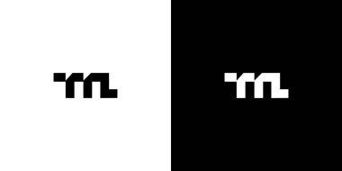 letter tm logo design clipart