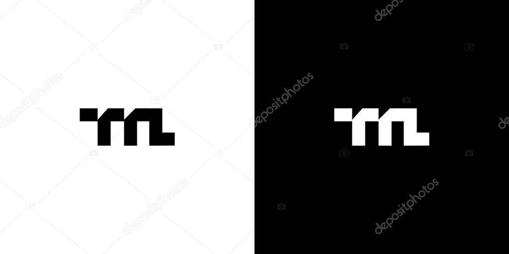 letter tm logo design
