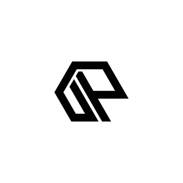 Buchstabe Logo Design — Stockvektor