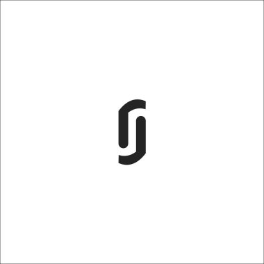 SJ Letter Modern Logo Tasarımı
