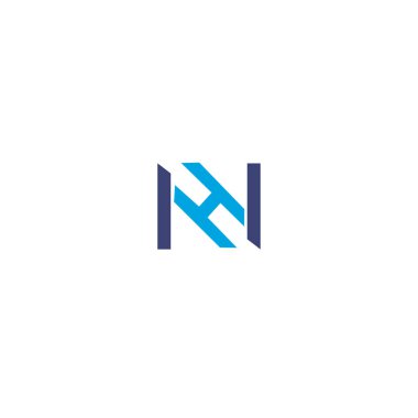 NH Logo Vektörü Grafik Damgalaması