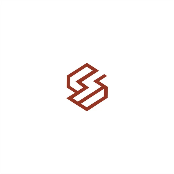 Lettre Logo Moderne Symbole — Image vectorielle