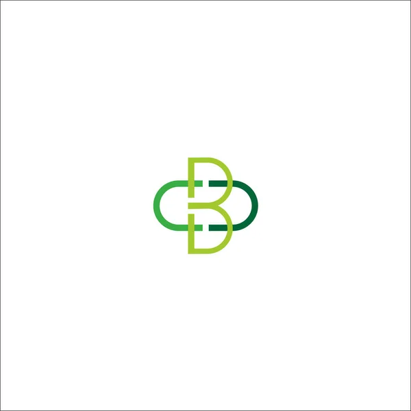 Písmeno Logo Design Vektor — Stockový vektor