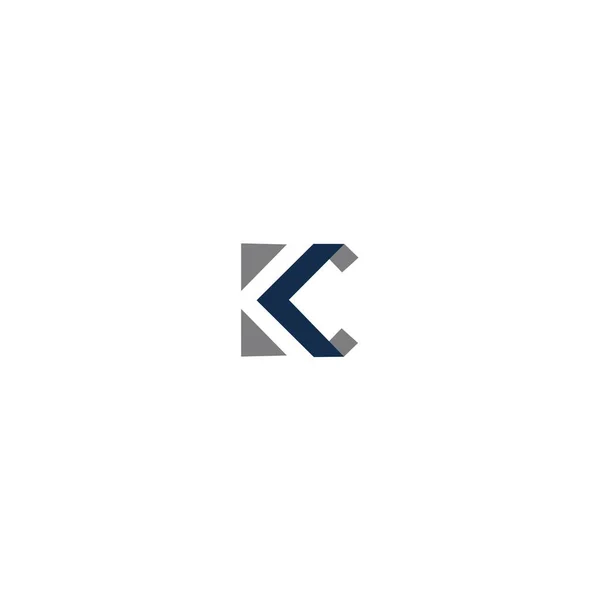 Carta Logo Design Conceito — Vetor de Stock