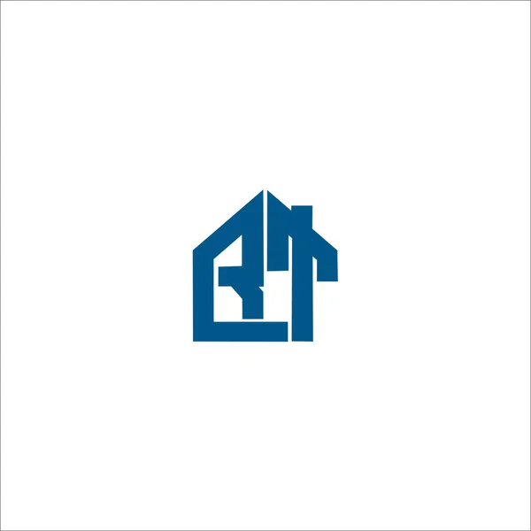 Initiales Logo Home Design — Image vectorielle