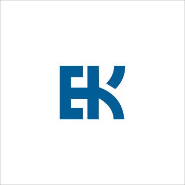 EK Harf Logo Tasarımı Şablonu