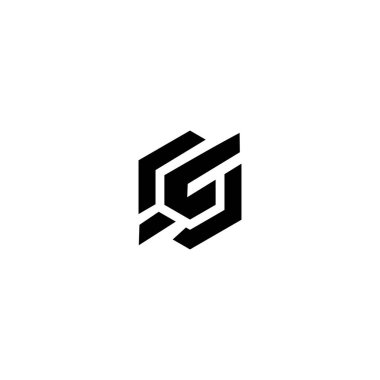 Marka veya kimlik için G logo tasarım vektörü